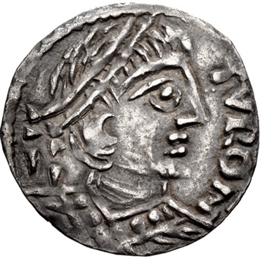Crinon Group 1 Prototype, temp. Robert I, 922 CE  (Chinon Mint - AR Denier) West Francia